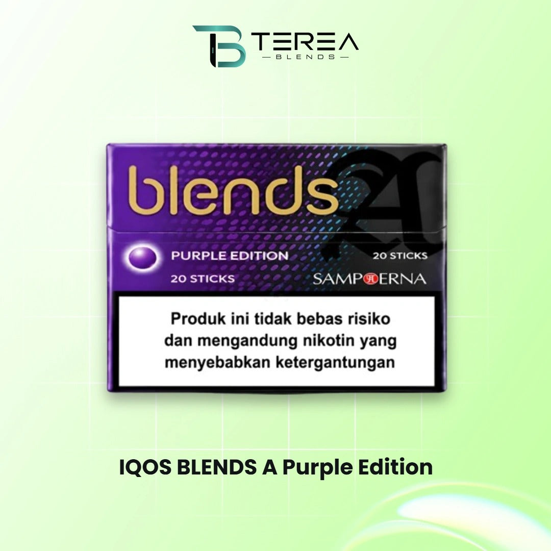 Get BLENDS A Purple Edition heated tobacco sticks with Indonesian clove for BONDS by IQOS in Dubai