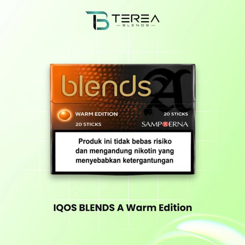 BLENDS A Warm Edition tobacco sticks featuring a woody tobacco profile and subtle watermelon aroma for BONDS by IQOS in Dubai