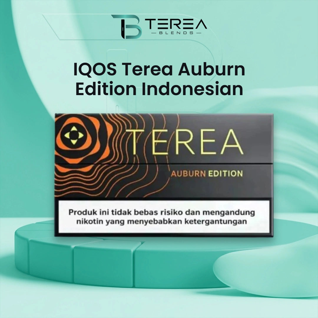 TEREA Auburn Indonesian Edition Heated Tobacco Sticks – Pack of 20 Compatible with IQOS ILUMA and ILUMA i Devices