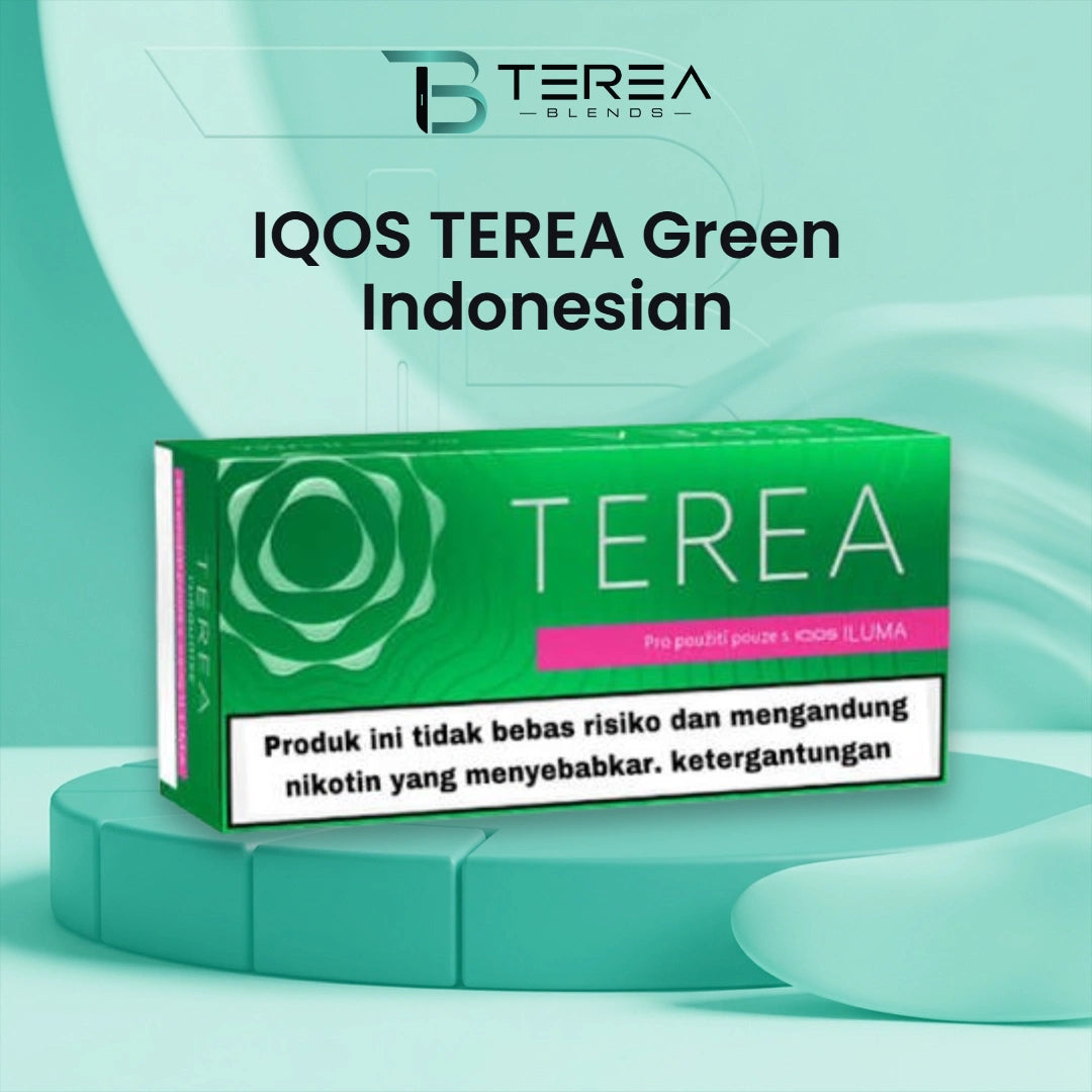 TEREA Green Indonesian Heated Tobacco Sticks – Original 20-Stick Pack Designed for IQOS ILUMA and ILUMA i Devices in UAE