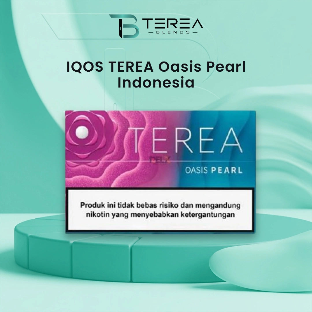 TEREA Oasis Pearl Indonesian tobacco sticks featuring a tropical fruit blend and cool menthol notes in the UAE