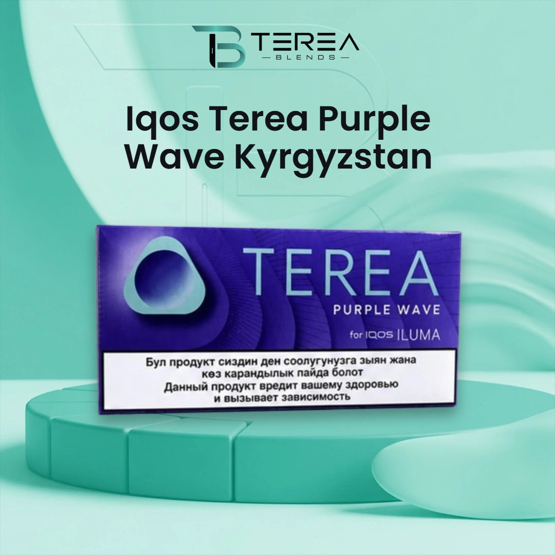 IQOS TEREA Purple Wave Kyrgyzstan edition tobacco sticks available in Dubai