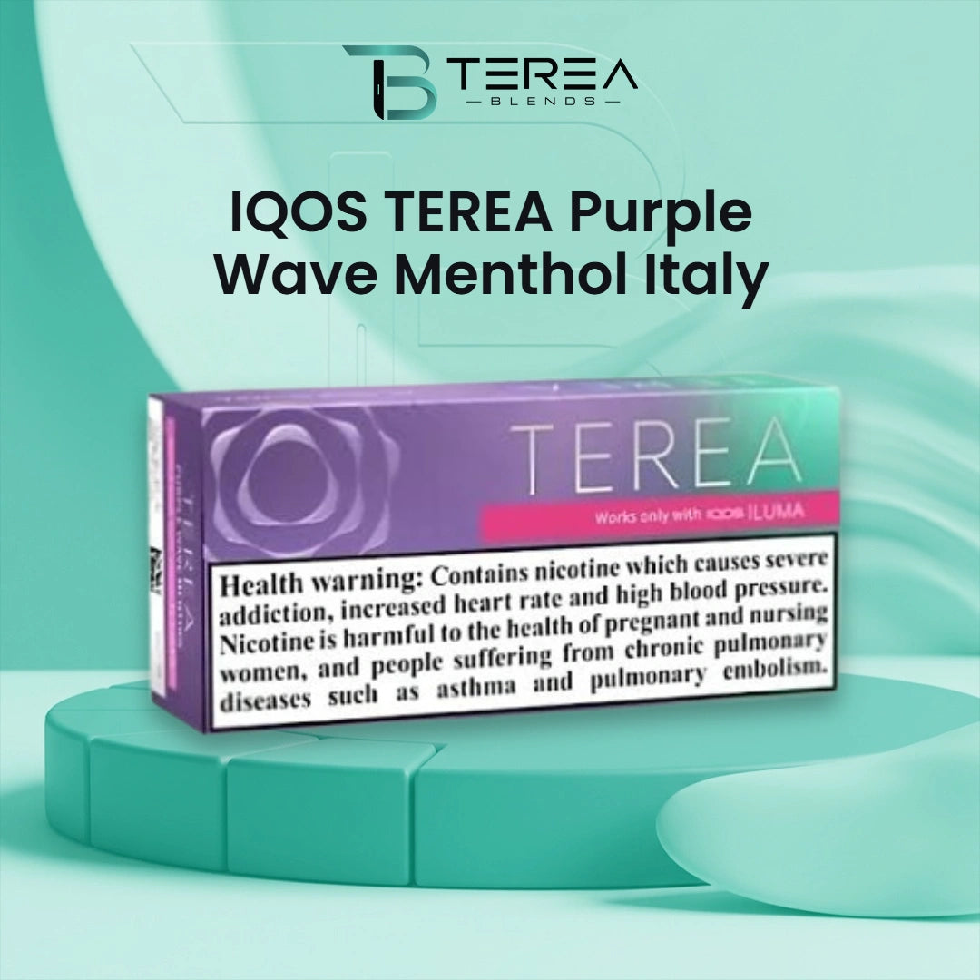 IQOS TEREA Purple Wave Menthol Italy Stick in Dubai