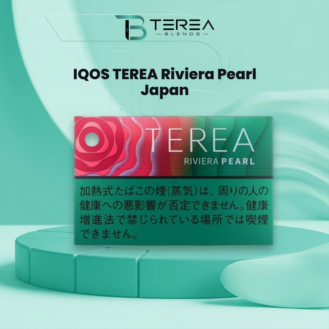 TEREA Riviera Pearl Japan pack with click capsule