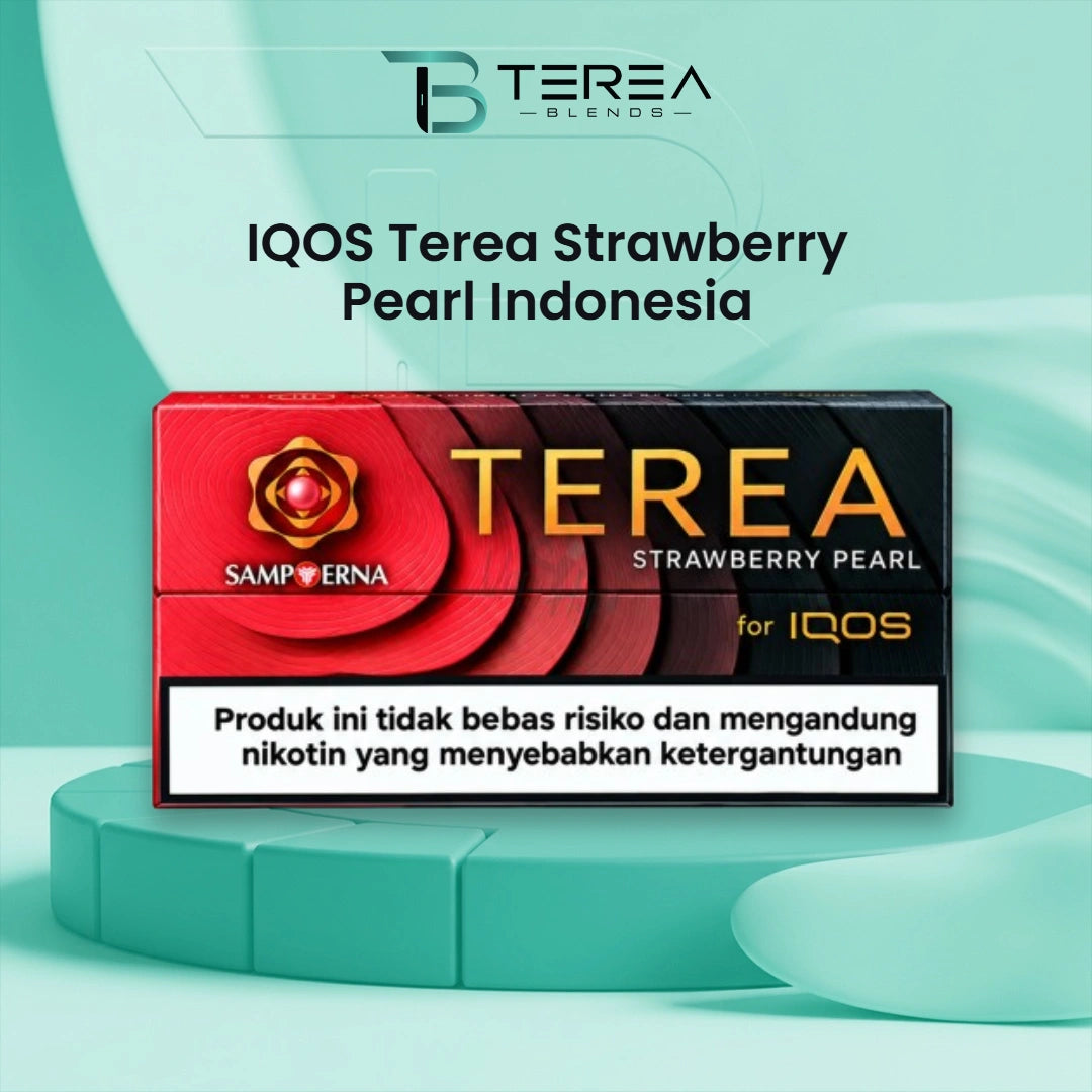 IQOS TEREA Strawberry Pearl Dubai – Indonesian Edition Featuring Sweet Strawberry Notes and Herbal Basil Aroma