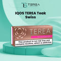 TEREA Teak Swiss heated tobacco stick pack with Swiss labeling