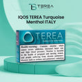 IQOS TEREA Turquoise Menthol ITALY flavor for IQOS Iluma devices in Dubai
