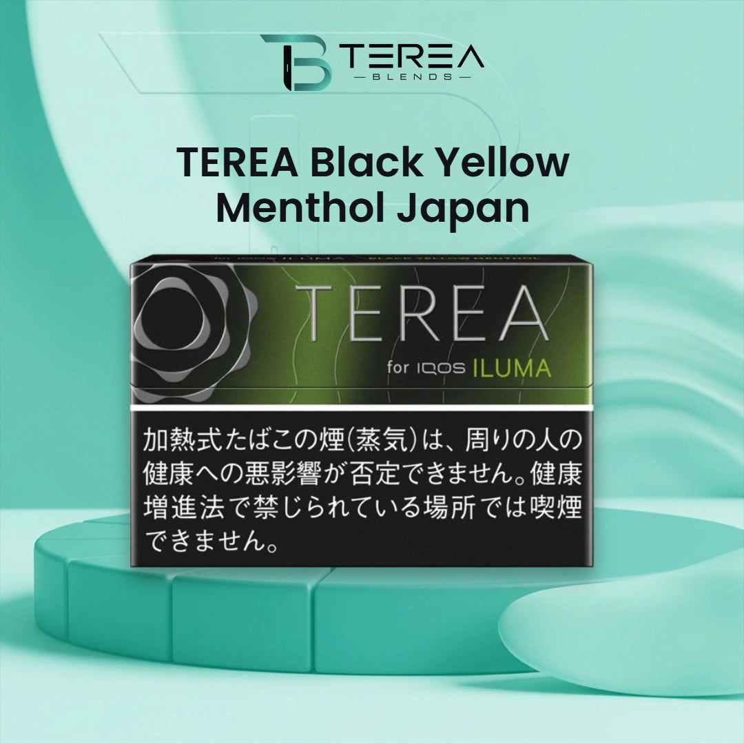 Buy IQOS TEREA Black Yellow Menthol Japan in Dubai